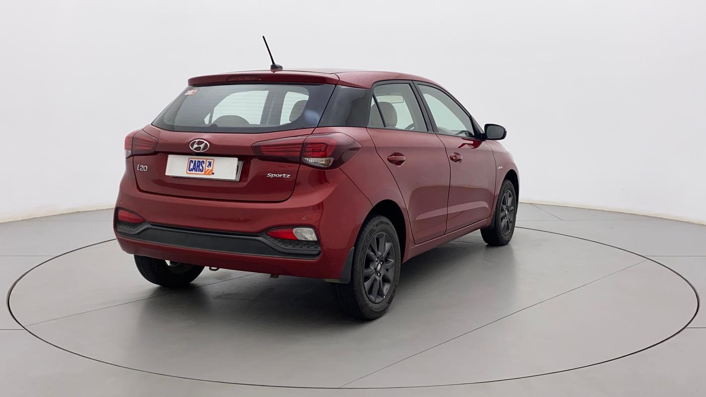 2019 Hyundai Elite i20 SPORTZ PLUS  1.2 CVT, Petrol, Automatic, 48,099 km, Right Back Diagonal