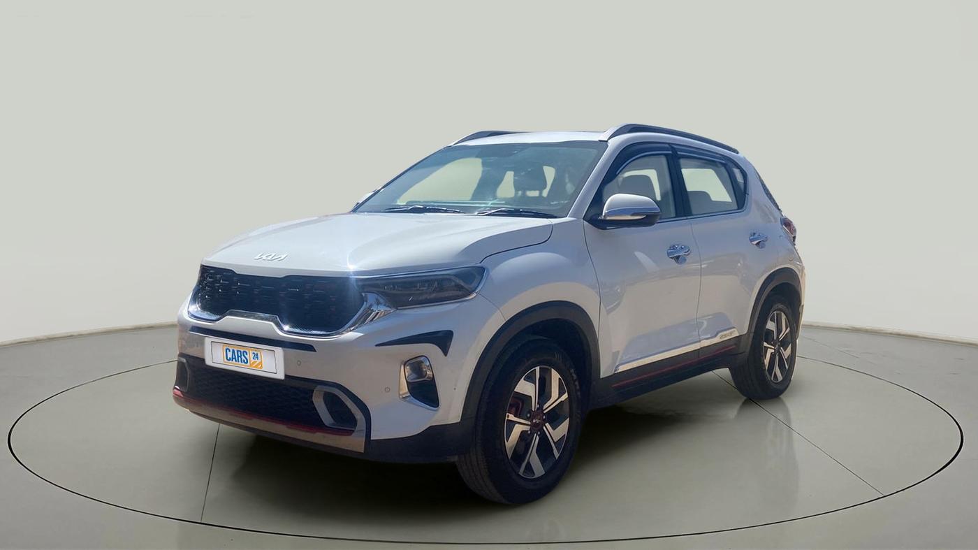 2022 KIA SONET GTX PLUS 1.0 IMT, Petrol, Manual, 9,477 km, Left Front Diagonal