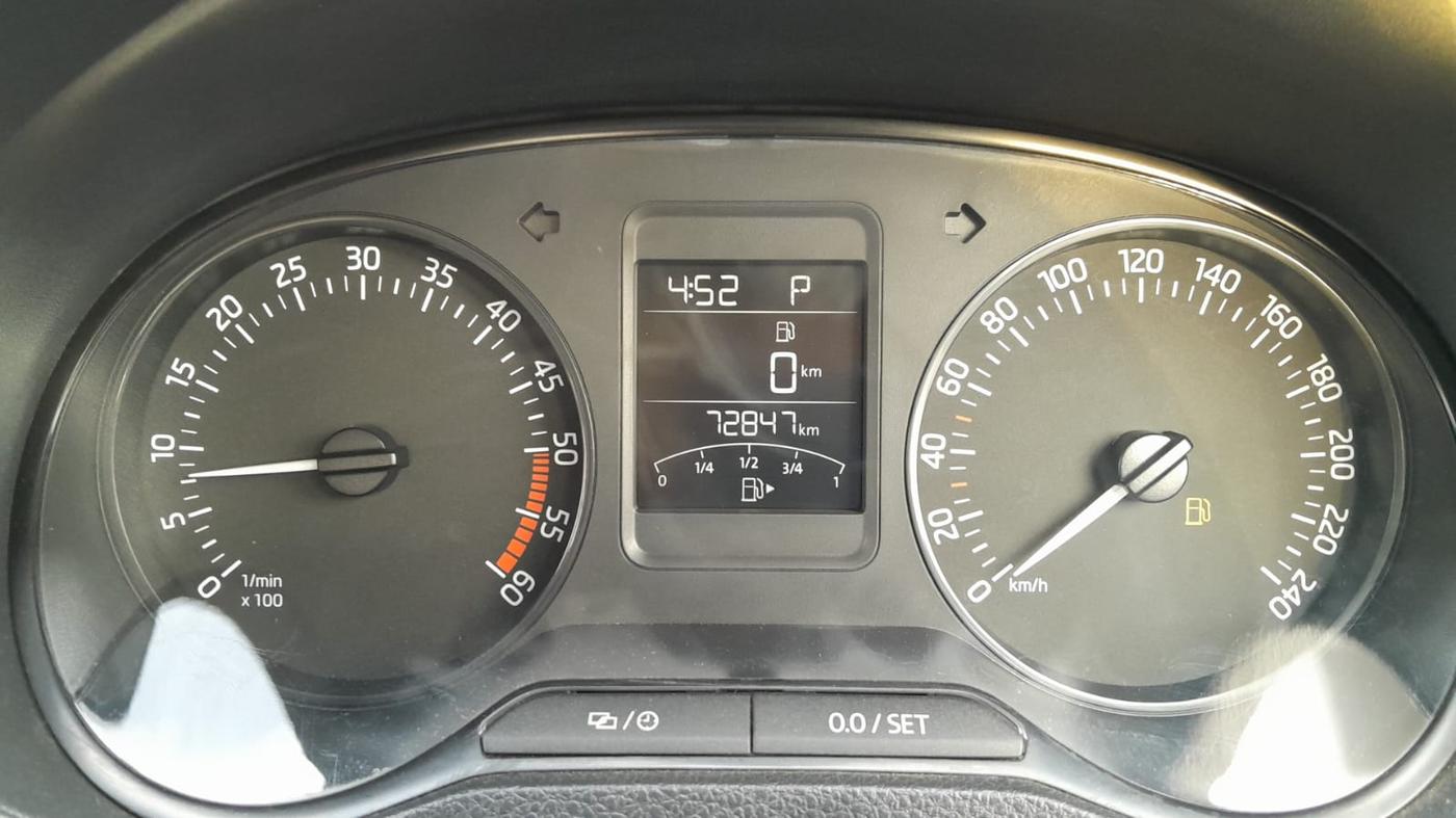 2018 Skoda Rapid AMBITION 1.5 TDI AT, Diesel, Automatic, 72,859 km, Odometer Image