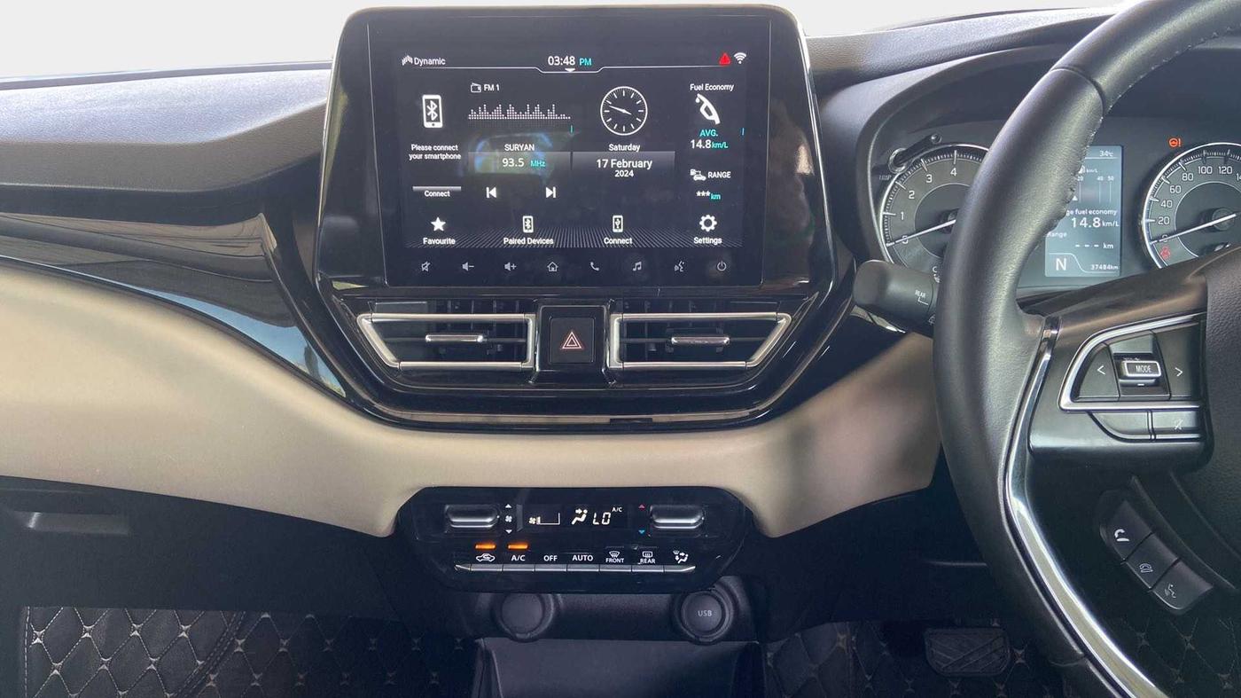 2023 Toyota Glanza V AMT, Petrol, Automatic, 37,472 km, Air Conditioner