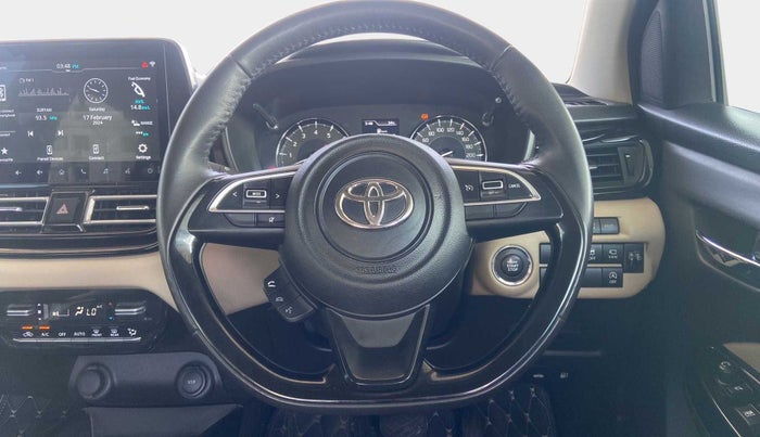 2023 Toyota Glanza V AMT, Petrol, Automatic, 37,472 km, Steering Wheel Close Up