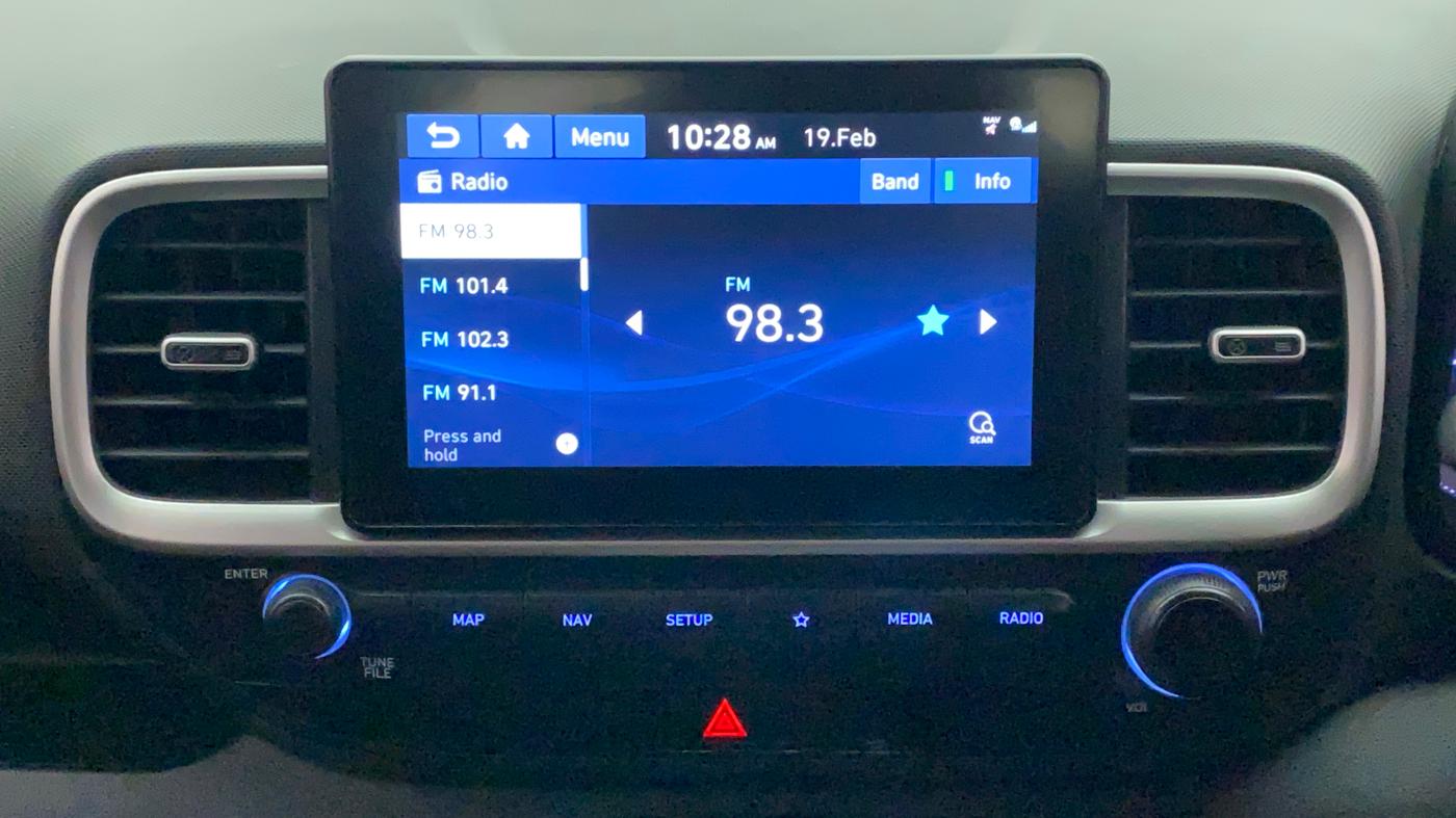 2020 Hyundai VENUE SX PLUS 1.0 TURBO DCT, Petrol, Automatic, 54,471 km, Infotainment System