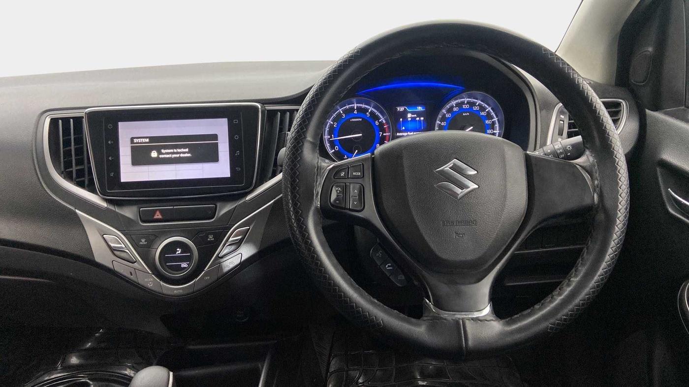 2021 Maruti Baleno ZETA CVT PETROL 1.2, Petrol, Automatic, 35,155 km, Steering Wheel Close Up
