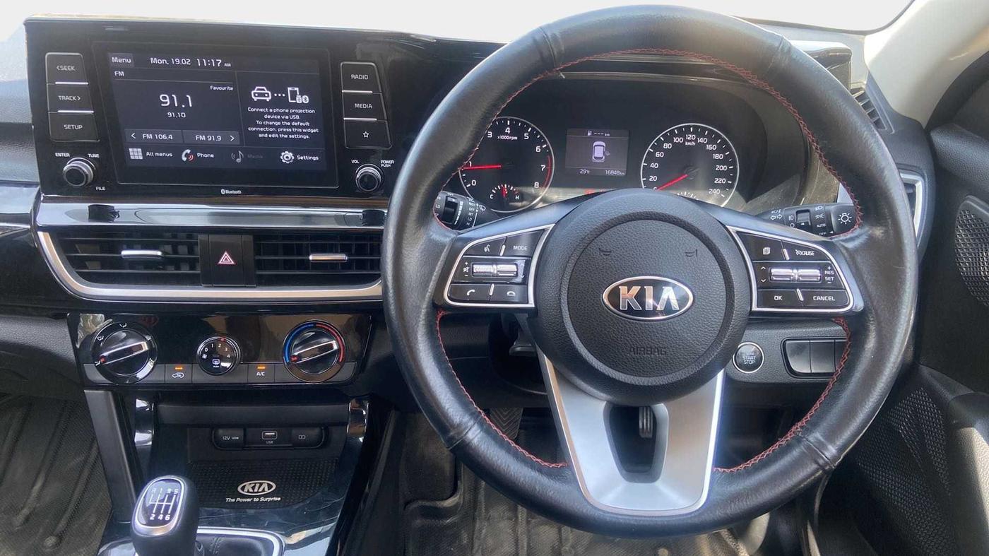 2020 KIA SELTOS HTK PLUS 1.5, Petrol, Manual, 16,846 km, Steering Wheel Close Up