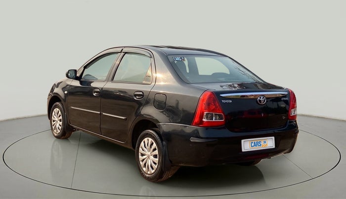 2011 Toyota Etios G, Petrol, Manual, 45,012 km, Left Back Diagonal