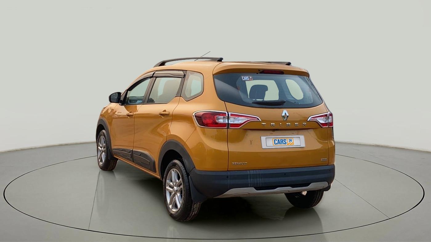 2021 Renault TRIBER RXZ AMT, Petrol, Automatic, 9,705 km, Left Back Diagonal