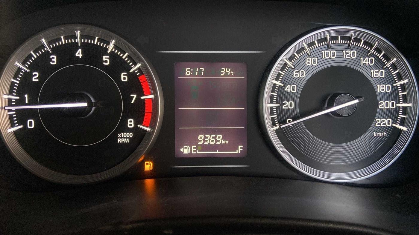 2023 Toyota Glanza S, Petrol, Manual, 9,356 km, Odometer Image