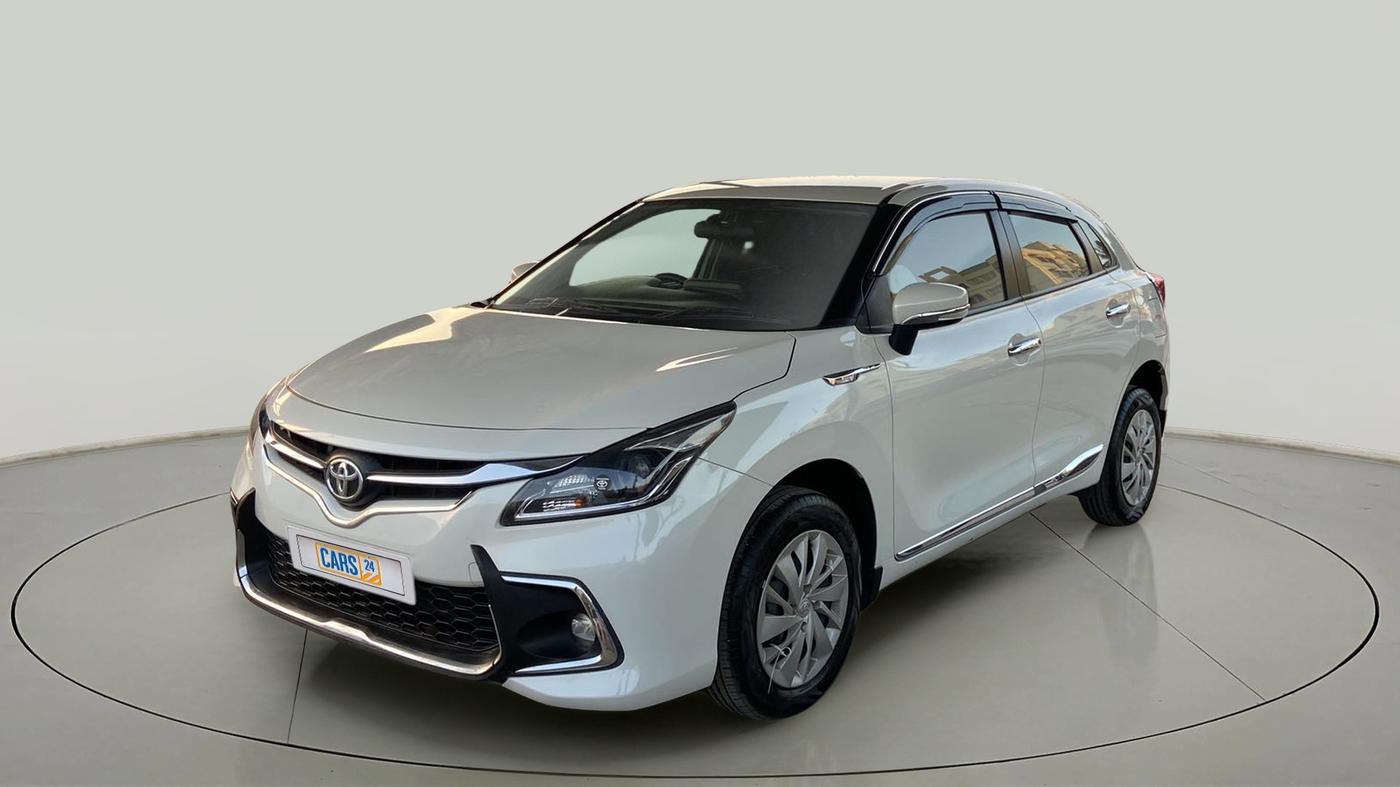 2023 Toyota Glanza S, Petrol, Manual, 9,356 km, Left Front Diagonal