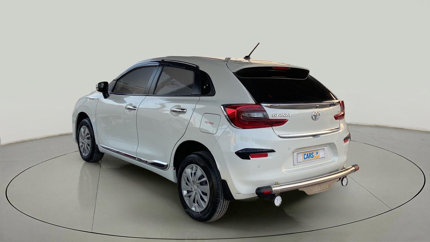 2023 Toyota Glanza S, Petrol, Manual, 9,356 km, Left Back Diagonal