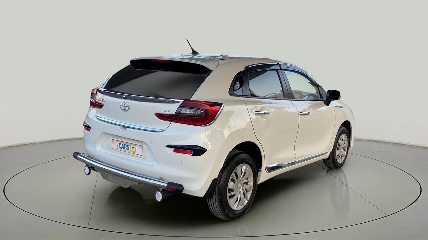 2023 Toyota Glanza S, Petrol, Manual, 9,356 km, Right Back Diagonal