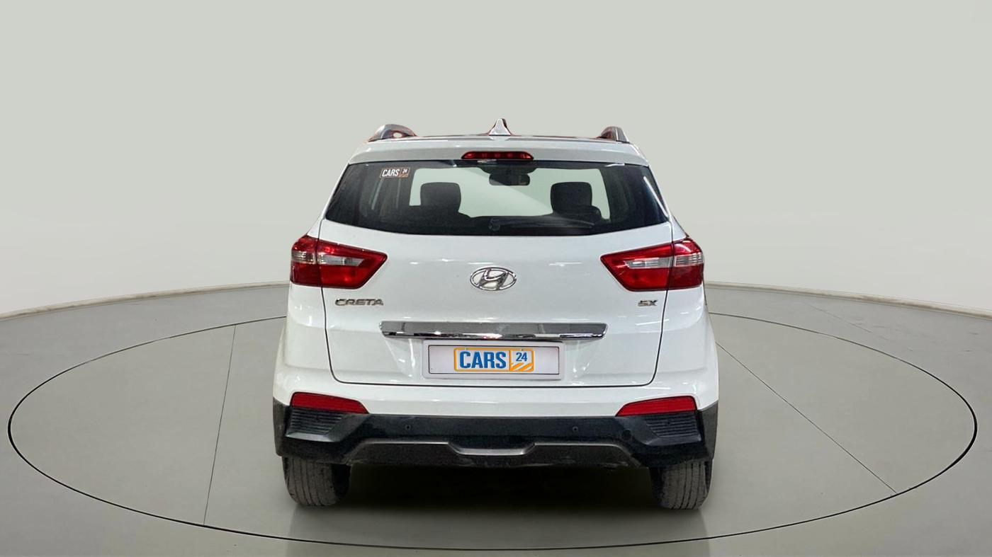 2016 Hyundai Creta SX PLUS 1.6 PETROL, Petrol, Manual, 1,23,659 km, Back/Rear