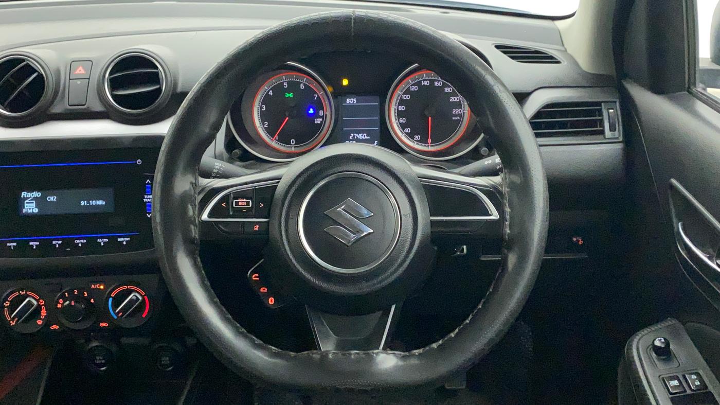 2021 Maruti Swift VXI, Petrol, Manual, 27,459 km, Steering Wheel Close Up