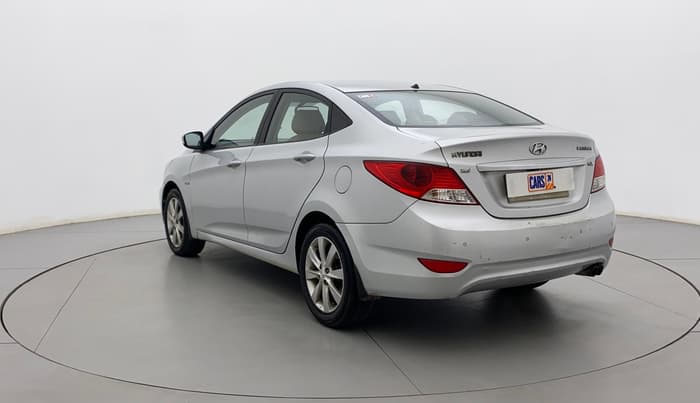 2012 Hyundai Verna FLUIDIC 1.6 CRDI SX, Diesel, Manual, 97,843 km, Left Back Diagonal