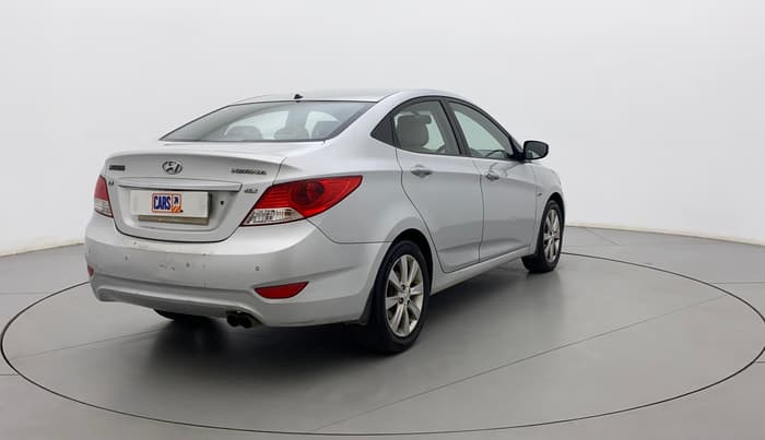 2012 Hyundai Verna FLUIDIC 1.6 CRDI SX, Diesel, Manual, 97,843 km, Right Back Diagonal
