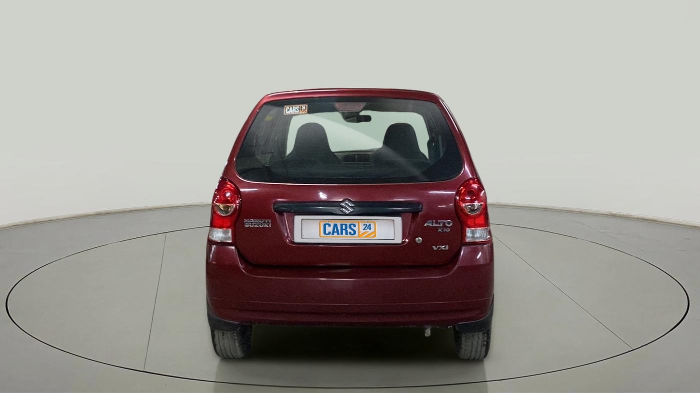2013 Maruti Alto K10 VXI, Petrol, Manual, 63,195 km, Back/Rear