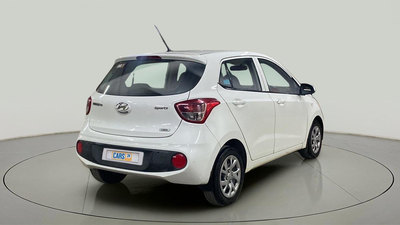 2017 Hyundai Grand i10 SPORTZ U2 1.2 CRDI, Diesel, Manual, 55,607 km, Right Back Diagonal