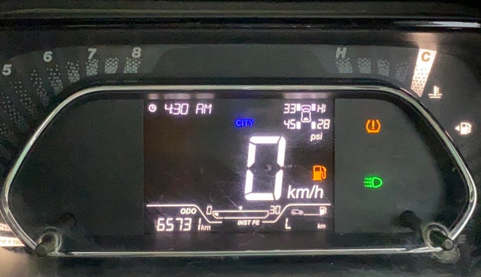 2022 Tata NEXON XZ PLUS (O) PETROL DARK EDITION, Petrol, Manual, 65,698 km, Odometer Image