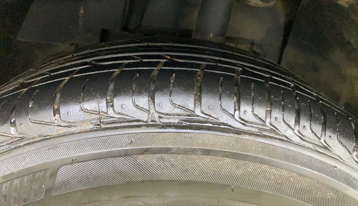 2022 Tata NEXON XZ PLUS (O) PETROL DARK EDITION, Petrol, Manual, 65,698 km, Left Front Tyre Tread