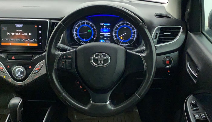 2021 Toyota Glanza V CVT, Petrol, Automatic, 36,927 km, Steering Wheel Close Up