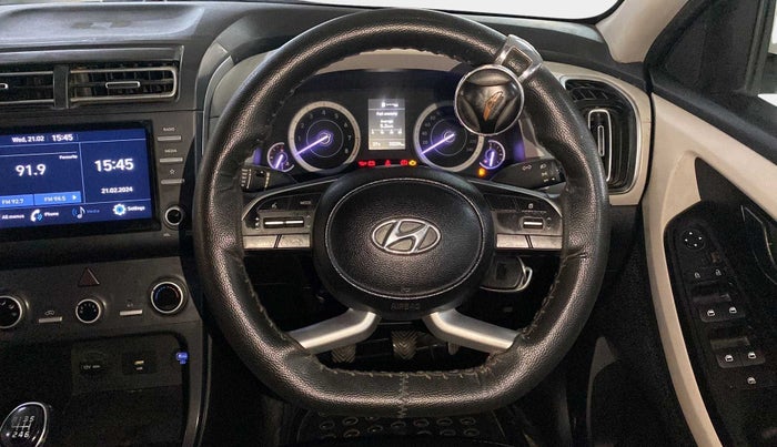 2020 Hyundai Creta EX 1.5 PETROL, Petrol, Manual, 33,290 km, Steering Wheel Close Up