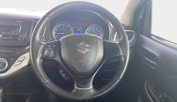 2017 Maruti Baleno ZETA CVT PETROL 1.2, Petrol, Automatic, 65,958 km, Steering Wheel Close Up