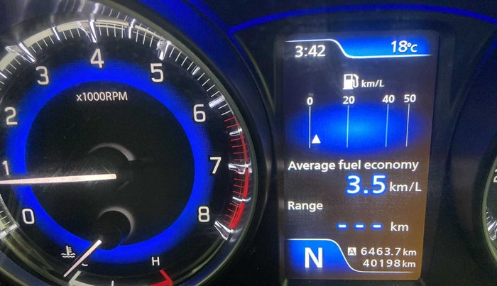 2018 Maruti Baleno ZETA CVT PETROL 1.2, Petrol, Automatic, 40,181 km, Odometer Image