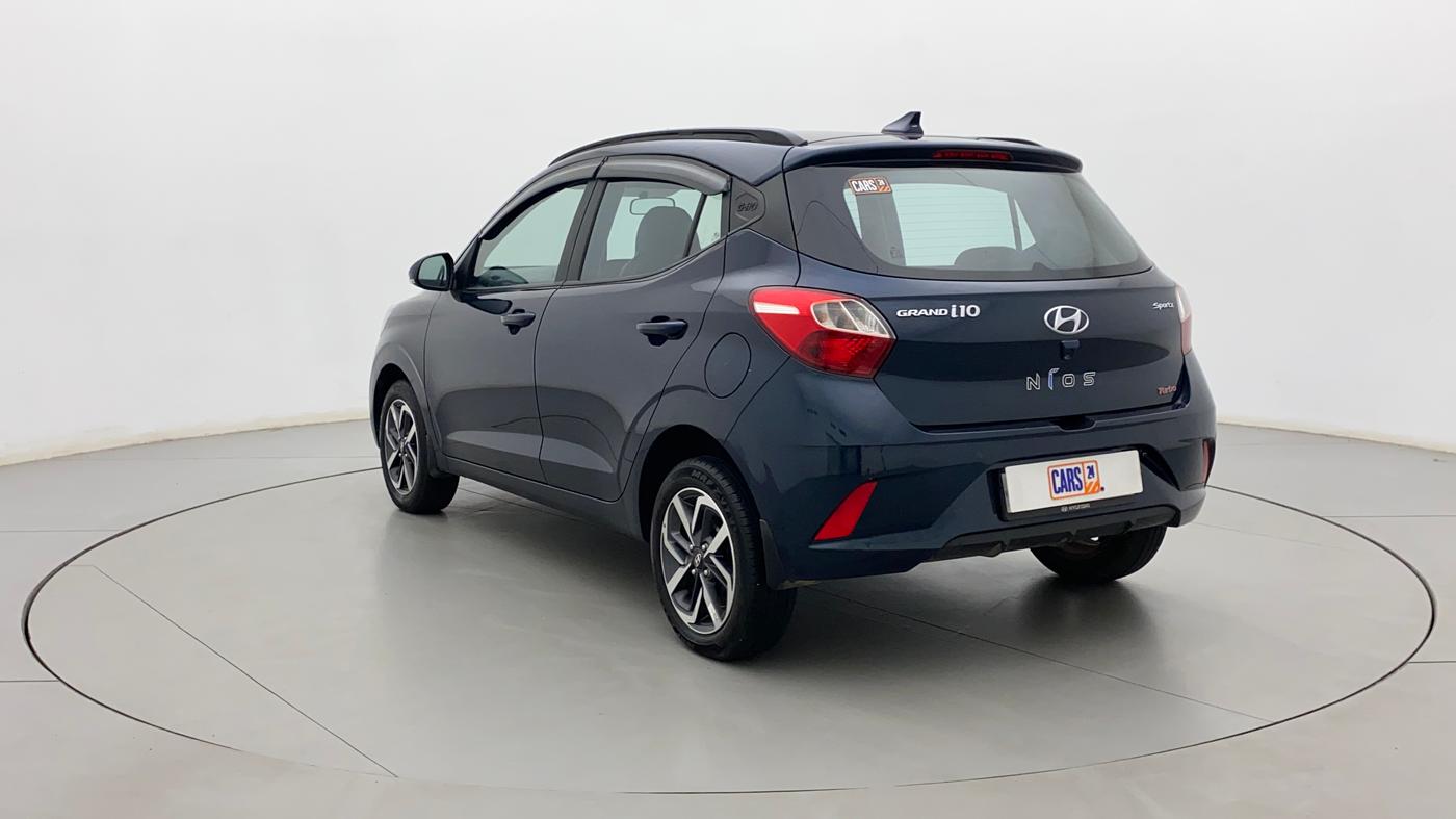 2022 Hyundai GRAND I10 NIOS SPORTZ 1.0 TURBO GDI, Petrol, Manual, 17,417 km, Left Back Diagonal