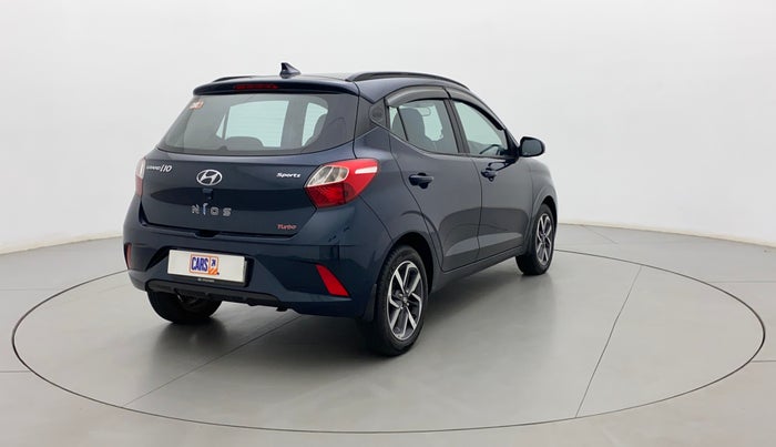 2022 Hyundai GRAND I10 NIOS SPORTZ 1.0 TURBO GDI, Petrol, Manual, 17,417 km, Right Back Diagonal