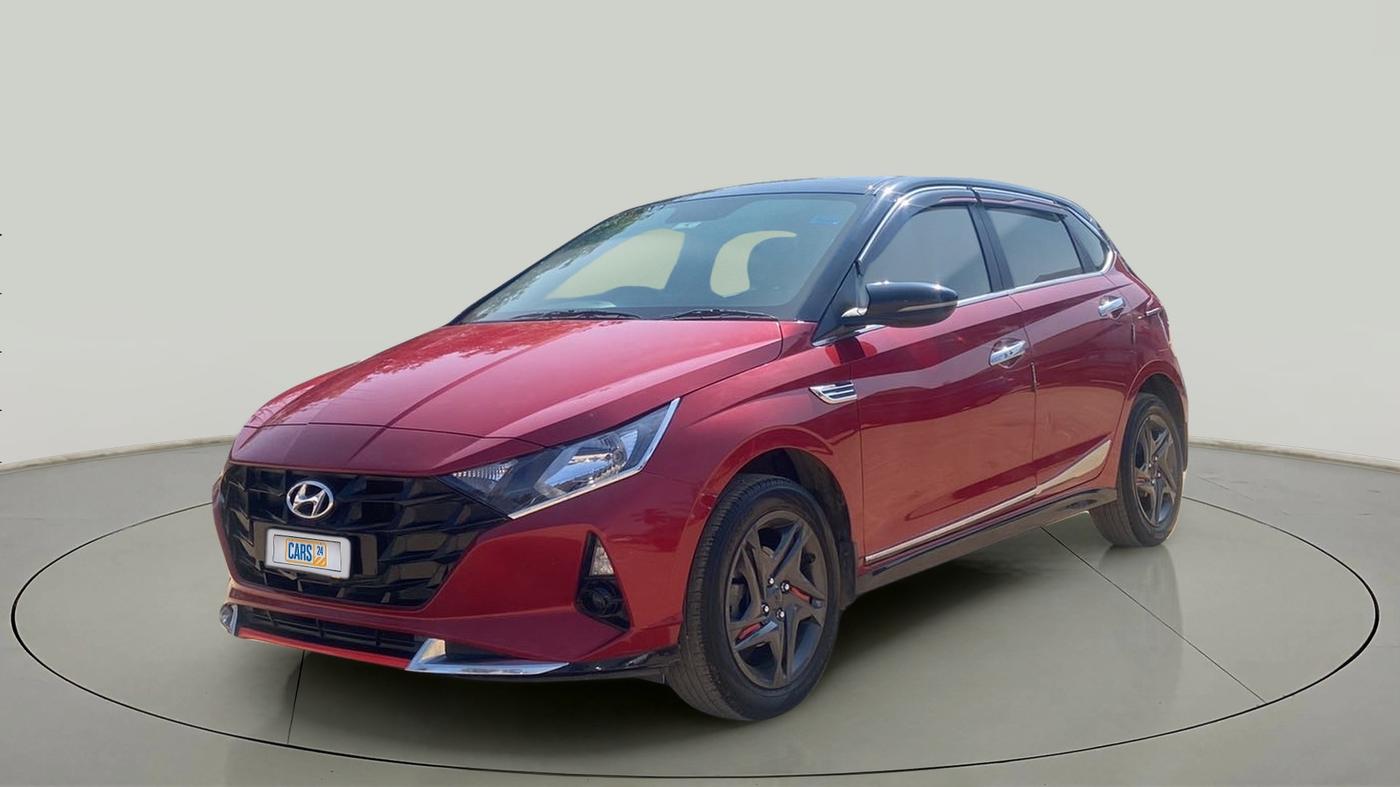 2021 Hyundai NEW I20 SPORTZ 1.2 MT DUAL TONE, Petrol, Manual, 25,665 km, Left Front Diagonal