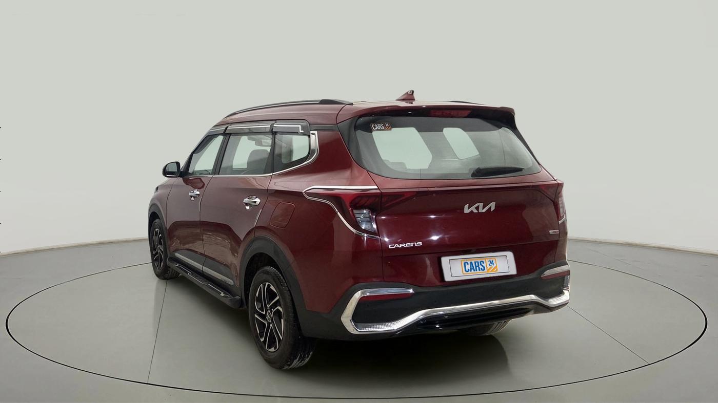 2022 KIA CARENS LUXURY PLUS 1.4 PETROL 6 STR, Petrol, Manual, 9,450 km, Left Back Diagonal