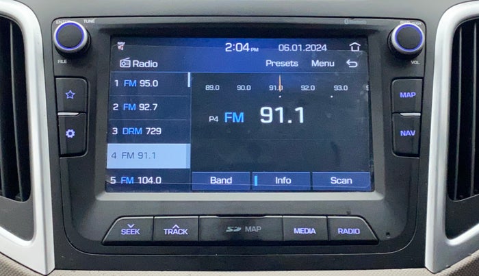 2019 Hyundai Creta SX (O) EXECUTIVE 1.6 PETROL, Petrol, Manual, 44,692 km, Infotainment System