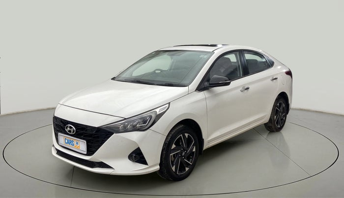 2021 Hyundai Verna SX (O) 1.0 TURBO DCT, Petrol, Automatic, 33,949 km, Left Front Diagonal