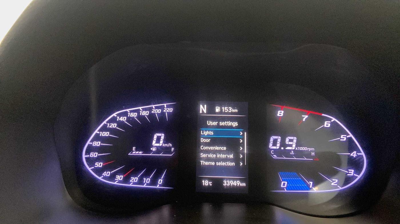 2021 Hyundai Verna SX (O) 1.0 TURBO DCT, Petrol, Automatic, 33,949 km, Odometer Image