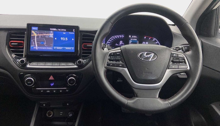 2021 Hyundai Verna SX (O) 1.0 TURBO DCT, Petrol, Automatic, 33,949 km, Steering Wheel Close Up