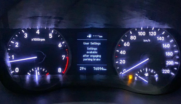 2018 Hyundai Verna 1.6 VTVT SX O, Petrol, Manual, 76,695 km, Odometer Image