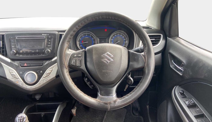 2016 Maruti Baleno DELTA PETROL 1.2, Petrol, Manual, 64,026 km, Steering Wheel Close Up