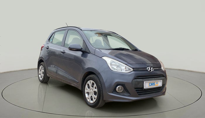 2015 Hyundai Grand i10 SPORTZ 1.2 KAPPA VTVT, Petrol, Manual, 42,322 km, Right Front Diagonal