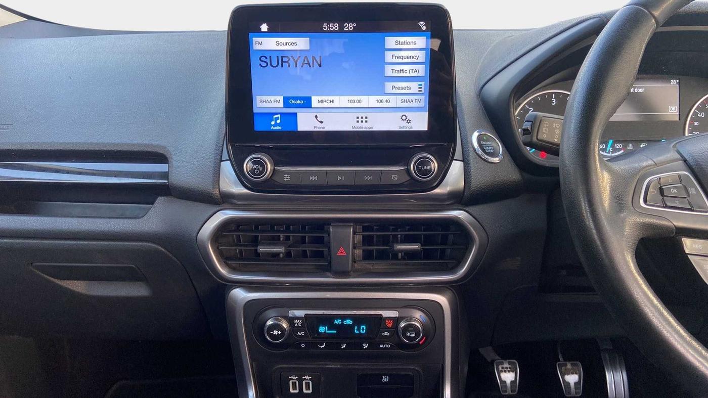 2019 Ford Ecosport TITANIUM + 1.5L DIESEL, Diesel, Manual, 1,11,068 km, Air Conditioner