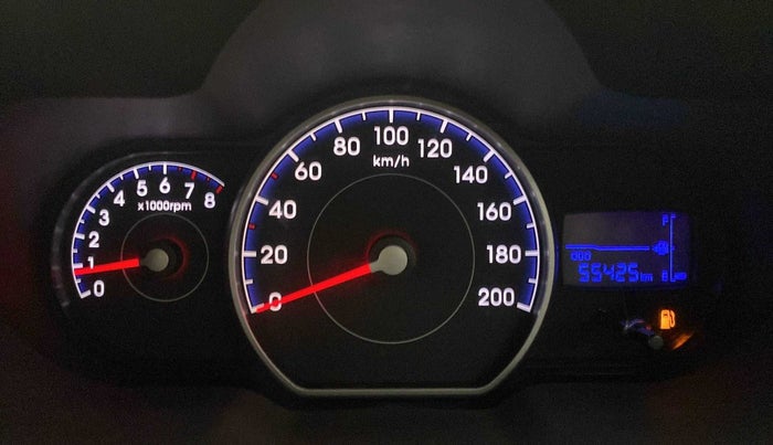 2013 Hyundai i10 SPORTZ 1.2, Petrol, Manual, 55,407 km, Odometer Image