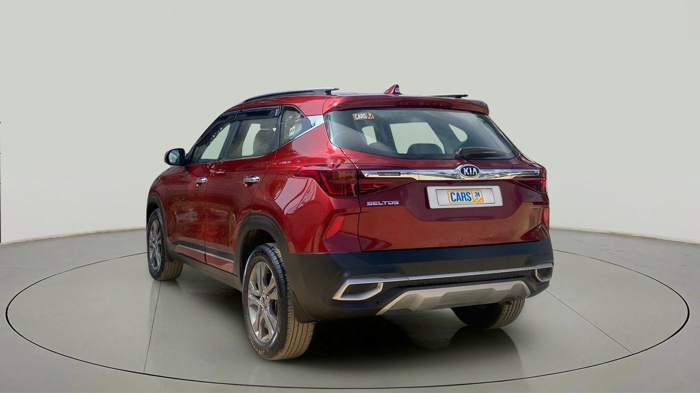 2021 KIA SELTOS HTX 1.5 PETROL, Petrol, Manual, 10,134 km, Left Back Diagonal