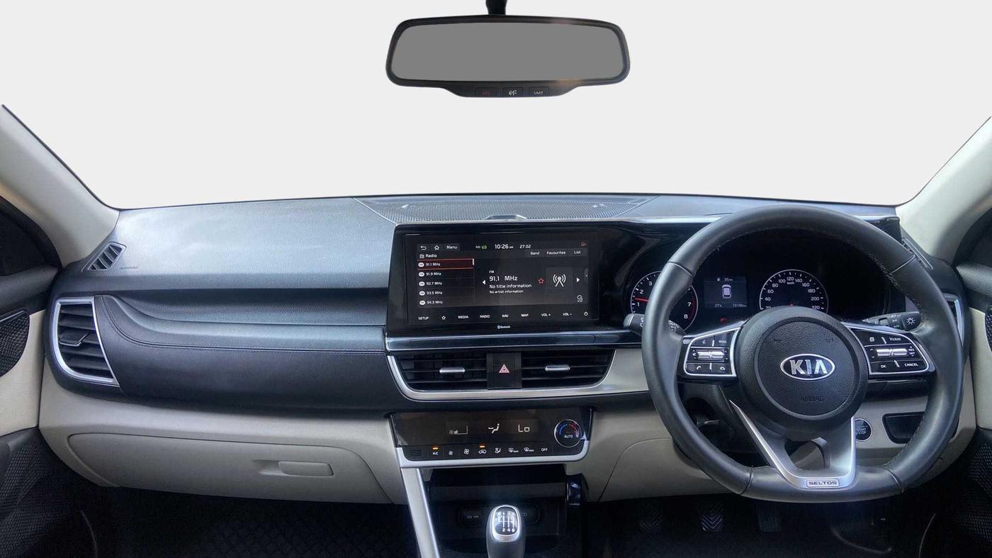 2021 KIA SELTOS HTX 1.5 PETROL, Petrol, Manual, 10,134 km, Dashboard