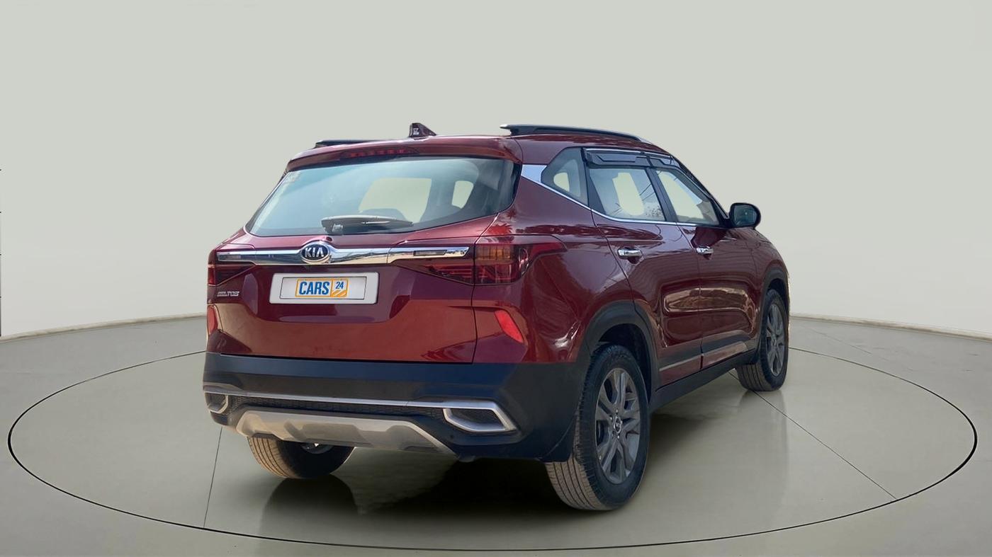 2021 KIA SELTOS HTX 1.5 PETROL, Petrol, Manual, 10,134 km, Right Back Diagonal