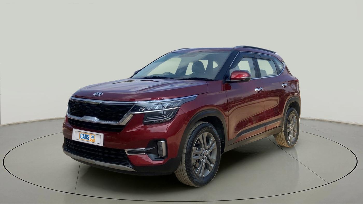 2021 KIA SELTOS HTX 1.5 PETROL, Petrol, Manual, 10,134 km, Left Front Diagonal