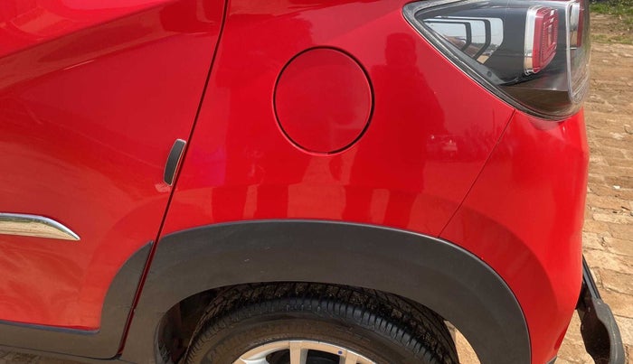 2019 Mahindra KUV 100 NXT K8 P 6 STR, Petrol, Manual, 5,084 km, Left quarter panel - Cladding has minor damage