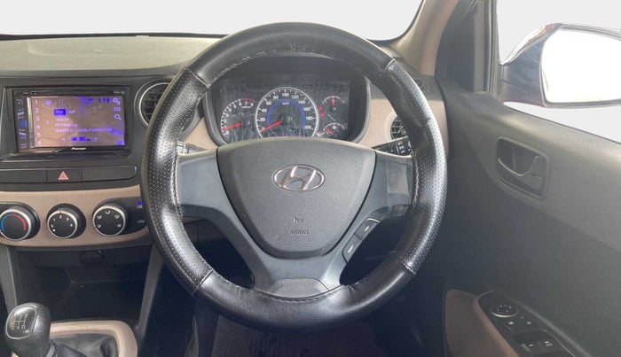 2017 Hyundai Grand i10 MAGNA 1.2 KAPPA VTVT, Petrol, Manual, 16,594 km, Steering Wheel Close Up