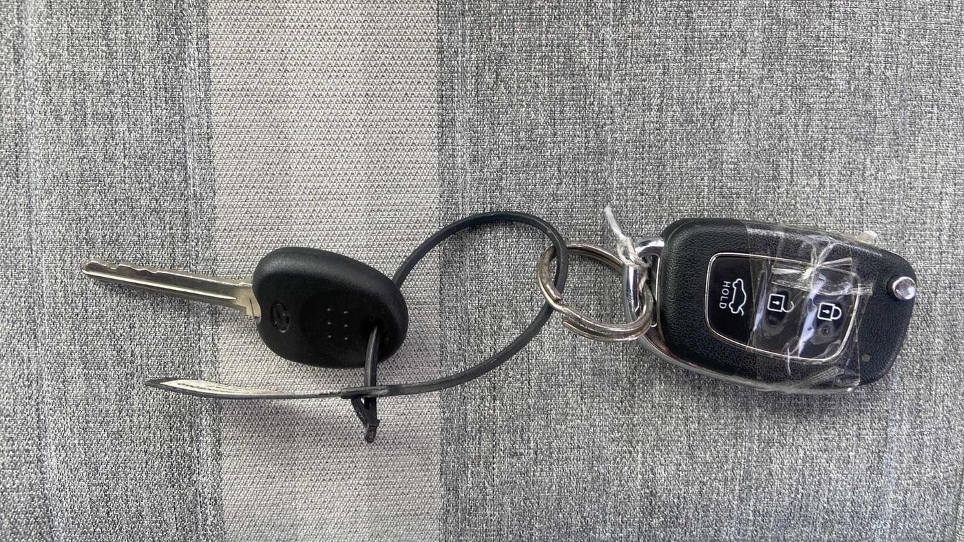 2019 Hyundai GRAND I10 NIOS SPORTZ AMT 1.2 KAPPA VTVT, Petrol, Automatic, 22,220 km, Key Close Up