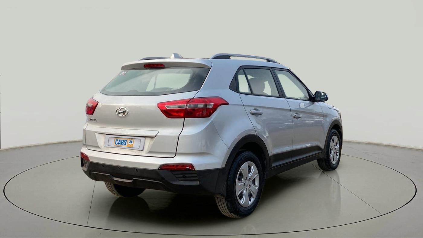 2018 Hyundai Creta E PLUS 1.6 PETROL, Petrol, Manual, 92,349 km, Right Back Diagonal