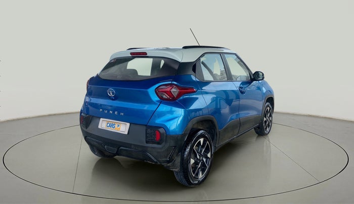 2021 Tata PUNCH CREATIVE AMT 1.2 RTN DUAL TONE, Petrol, Automatic, 46,757 km, Right Back Diagonal