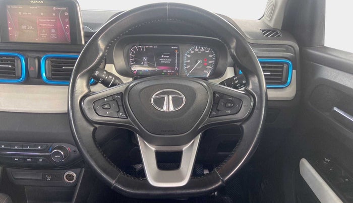 2021 Tata PUNCH CREATIVE AMT 1.2 RTN DUAL TONE, Petrol, Automatic, 46,757 km, Steering Wheel Close Up