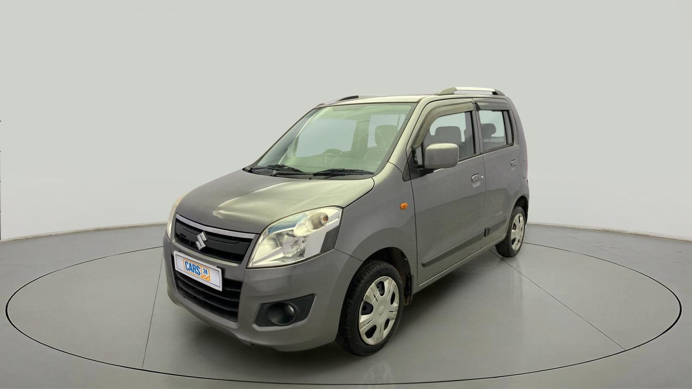 2017 Maruti Wagon R 1.0 VXI AMT, Petrol, Automatic, 64,365 km, Left Front Diagonal